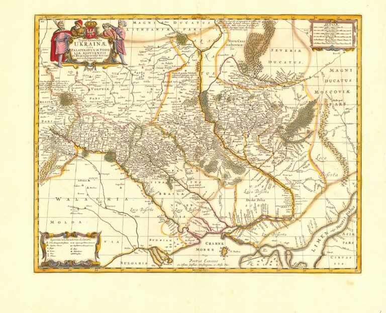 Typus Generalis  UKRAINÆ  sive  PALATINATUM PODOLIÆ, KIOVIENSIS  et Braczlawiensis terras  nova delineatione  exhibens.