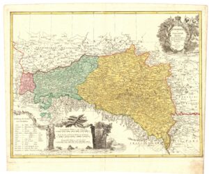 LUBOMERIÆ  ET GALLICIÆ  REGNI  Tabula Geographica  Impensis Homanniano-rum  Hæredum  1775  Cum Priv. Sac. Caes. Majestatis.  F.L.G.