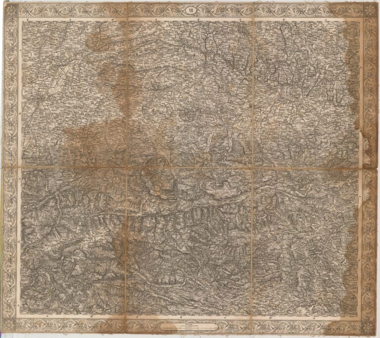 92.	General – Karte von Central – Europa in 47 Blattern im Massr 1:576,000 … von Joseph Ritter von Scheda, k.k. oesterreichisrhen Oberst 1871 Arkusz: VII